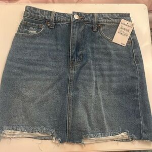 Bp. Nordstrom Mini Denim Skirt. New with tags. Size 27